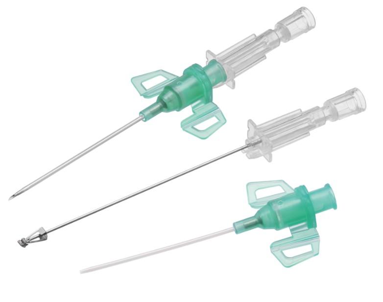 Канюля внутрішньовенна Introcan Safety 3 PUR G 18, 1,3 х 32 мм, зелена